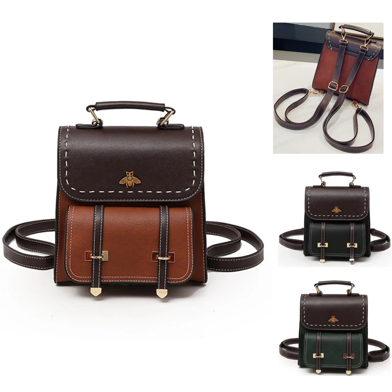 Женская сумка из искусственной кожи модная маленькая пчела женский рюкзак