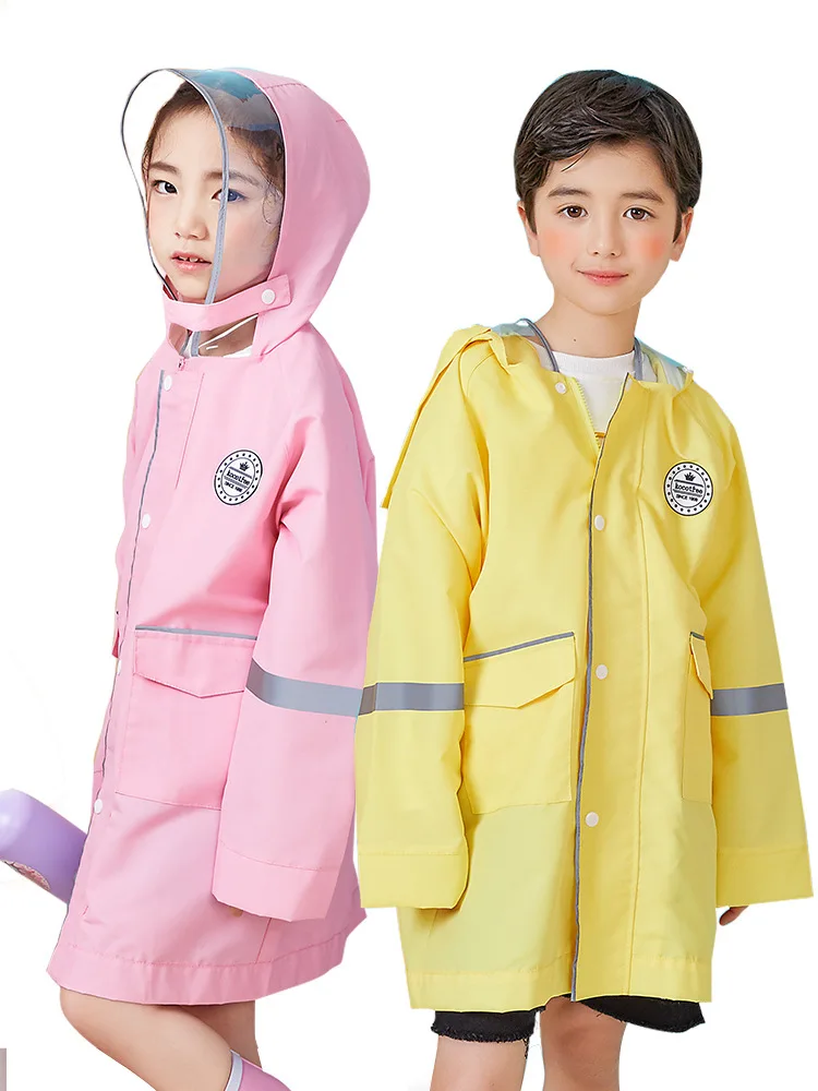 Детская куртка с капюшоном плащ-рюкзак сумка пончо водонепроницаемый детский