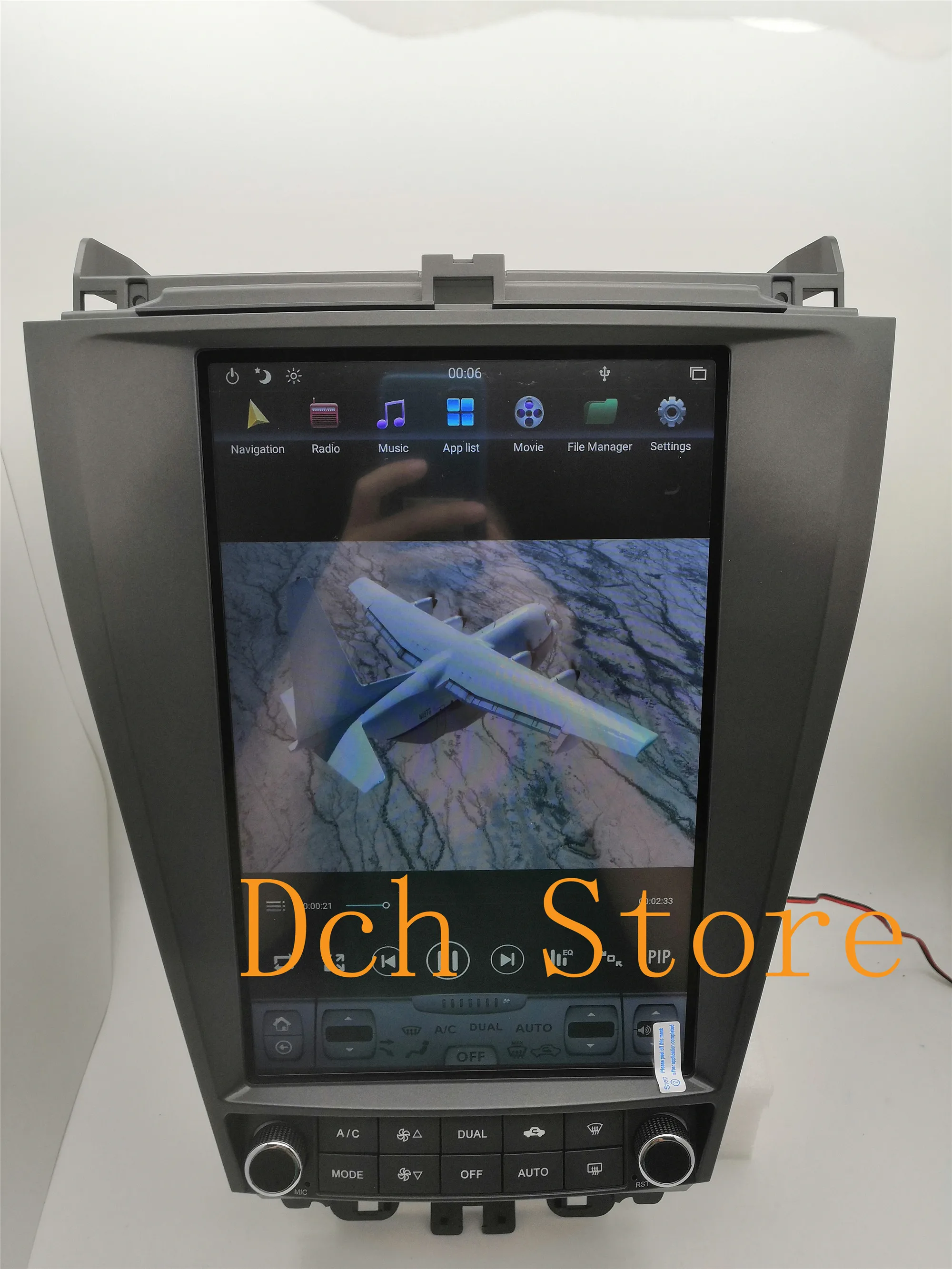 Автомобильный DVD плеер с GPS Android 9 0 12 1 дюйма tesla style для HONDA ACCORD 7 seven 2003 2007 px6 carplay радио
