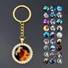 Esspoc аниме волк брелок Подвески Кристалл ювелирные изделия для женщин девушек Рождественский подарок кольца оптовая продажа