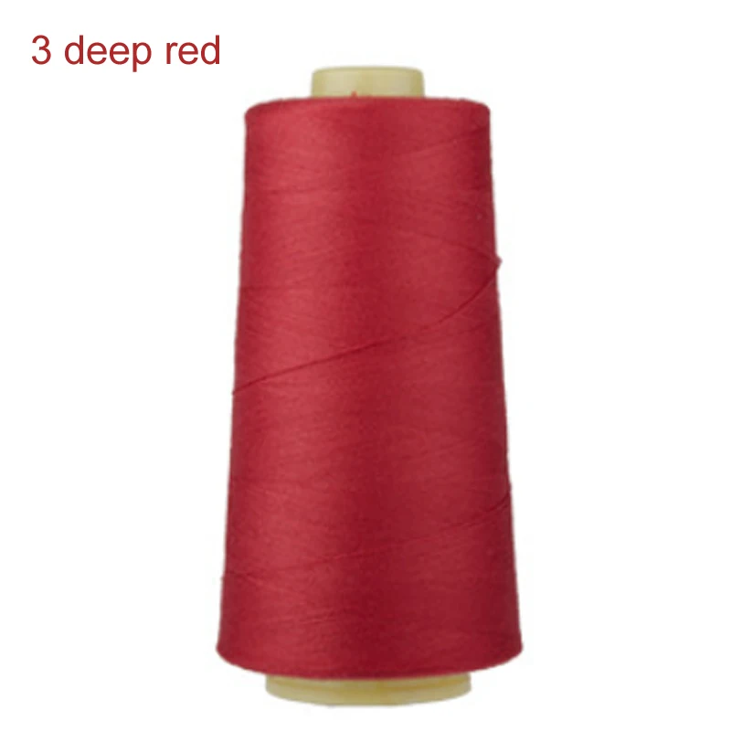 3 deep red 3000 ярдов Длина швейная нить 40 S/2 нити полиэфирная нить многоцветная катушка Швейные аксессуары - Цвет: 3 deep red