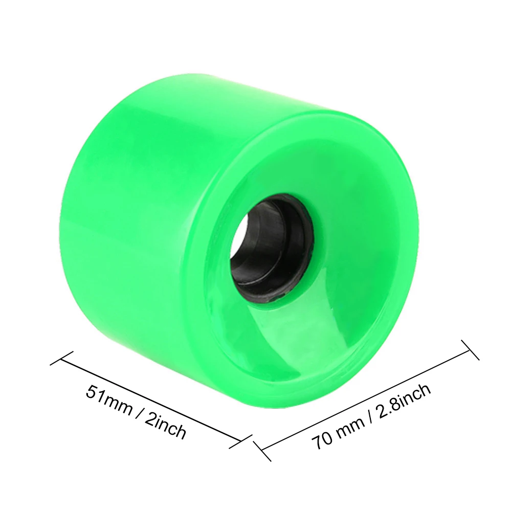 4 шт. колеса для скейтборда с превосходным эластичным полиуретановым прочным