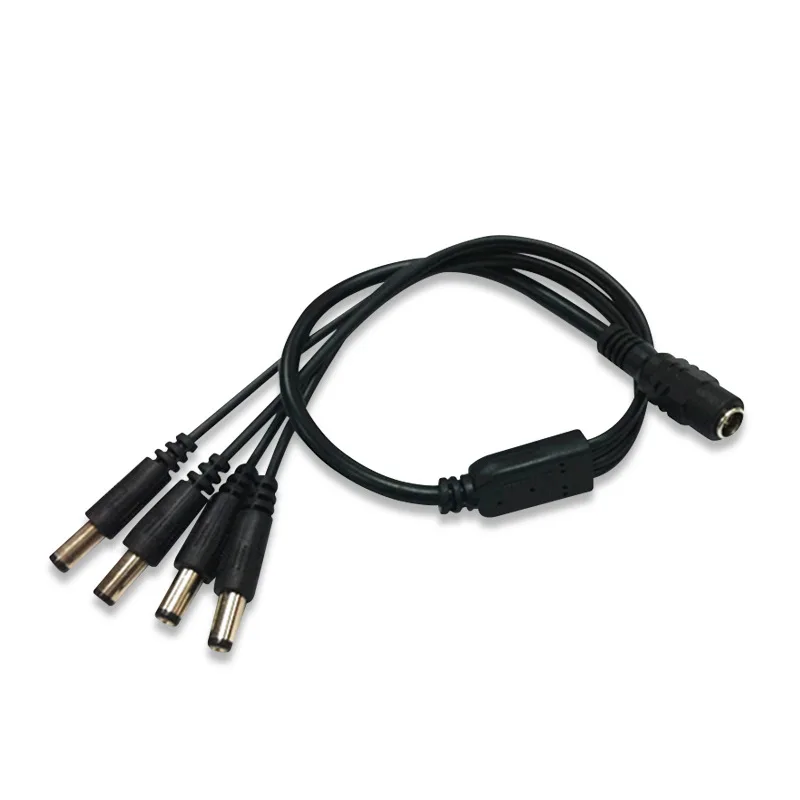

DC 12V 1 Female 2 3 4 8 Male Way Y Splitter Cable 5.5*2.1mm Female Male Extend Power Cord For CCTV Camera Home Appliance LED