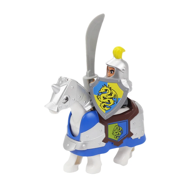 Набор для сборки больших строительных блоков: замок военная башня принцесса