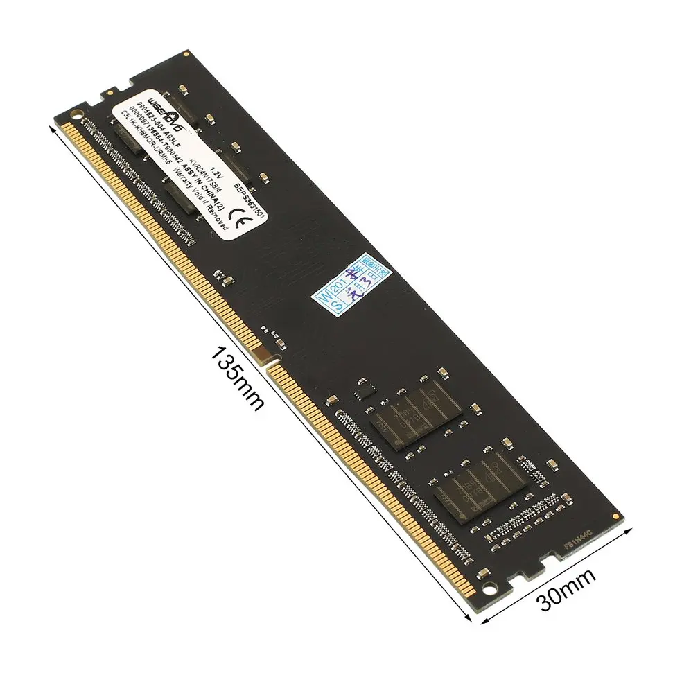 

Memoria DDR4 Netac 8GB 2400MHz MT/s 1,2 V PC4-19200 UDIMM 288-pin para ordenador de sobremesa DDR4 8GB 288 pin para ordenadores