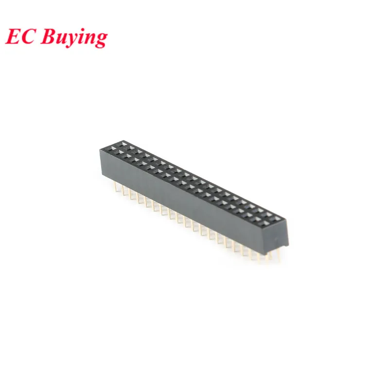 Штыревой разъем с двумя рядами штырьков 2 0 мм 2*2/3/4/5/6/7/8/10/12/20/40P 10 шт.|Интегральные