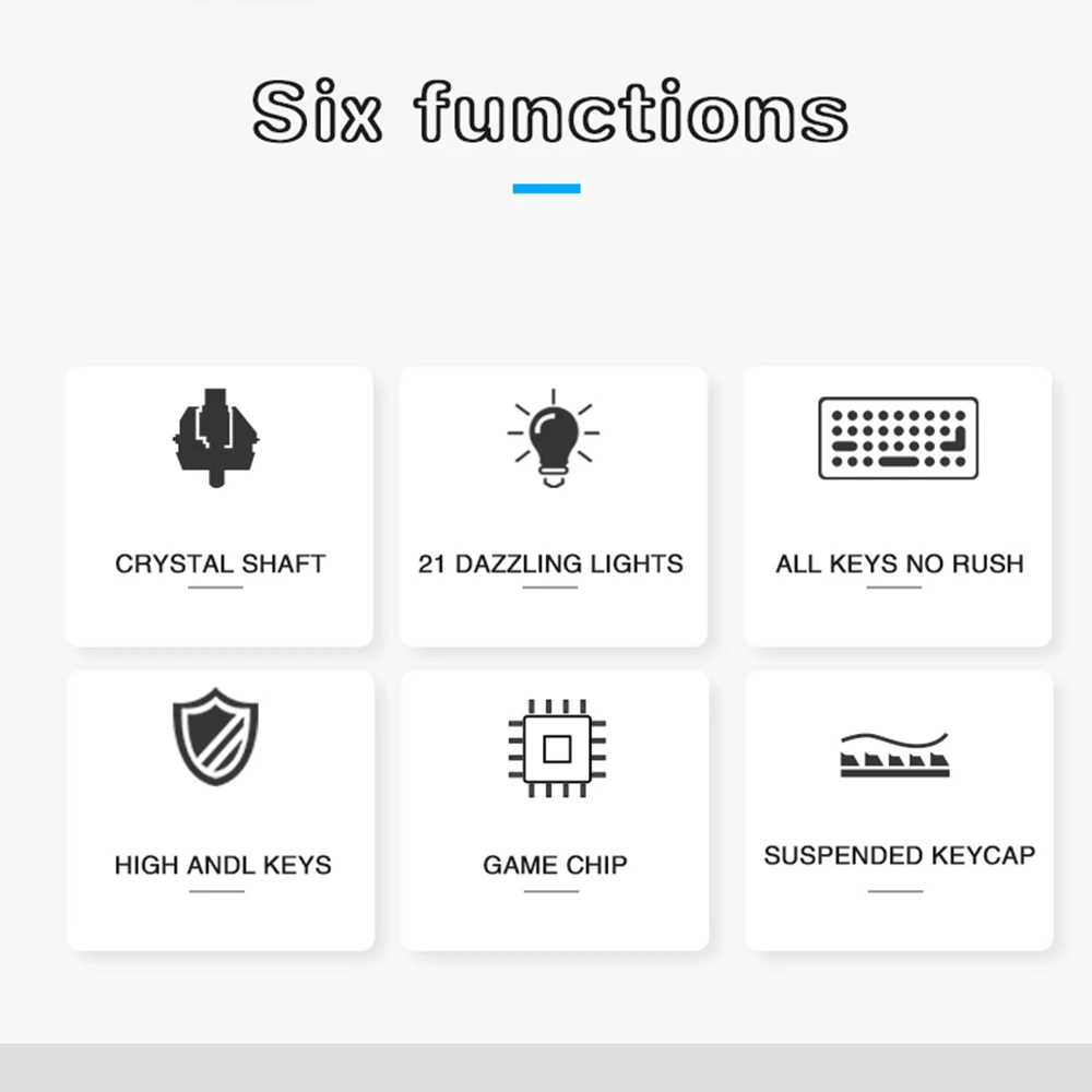 

New listing AULA F2099 104-key gaming laptop desktop multimedia rotary button mechanical gaming keyboard macro definition keypad