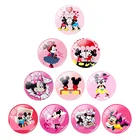 Модный купол с кабошоном и анимацией из мультфильма Микки Маус, 12 мм15 мм16 мм18 мм20 мм