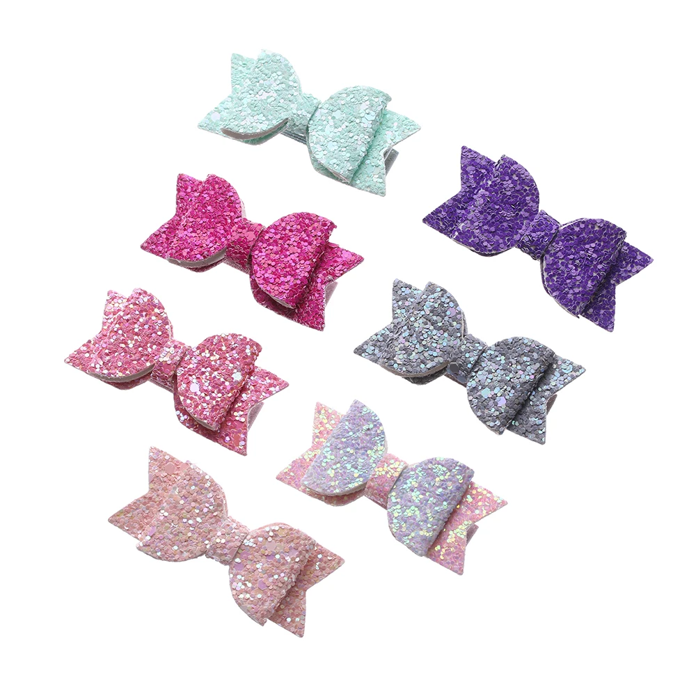 Новинка 2 шт./компл. милые головные уборы с бантом для маленьких девочек заколки