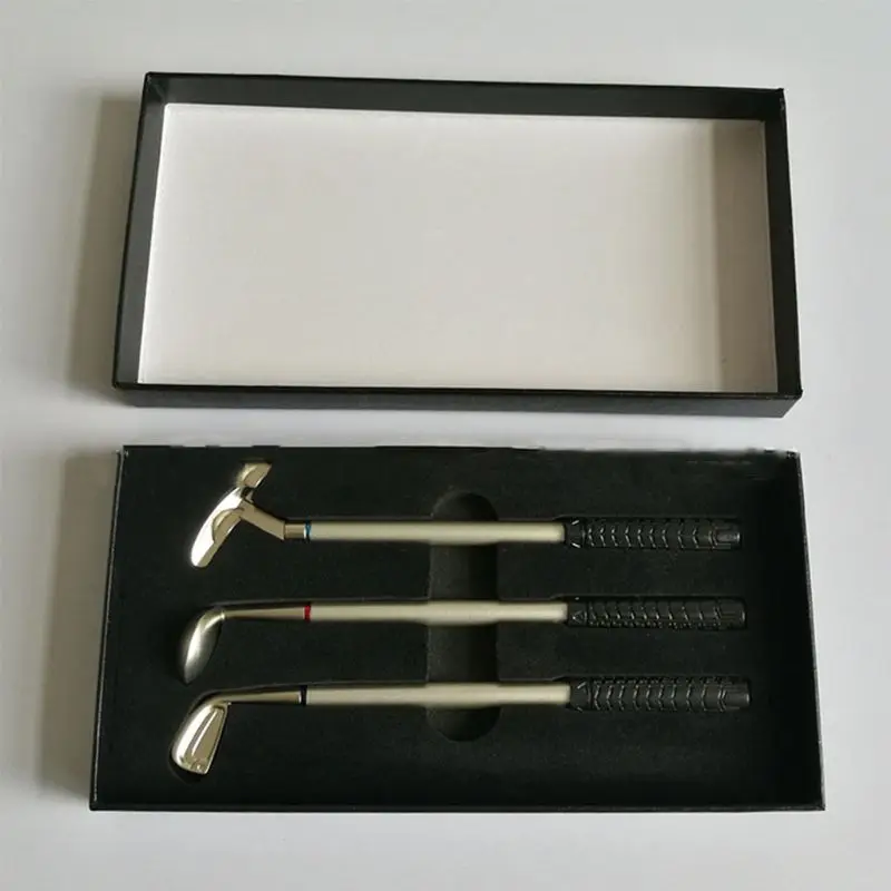 

Golfing Premium Mini Golf Putter Pen Set Office Gift for Men Ballpoint Creative 87HF