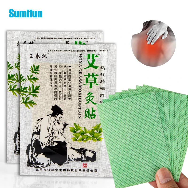 

24Pcs Wormwood Pain Relief Patch Self-heating Herbal Knee Arthritis Plaster Back Muscle Joint Lumbar Spine Sprain Sticker Care