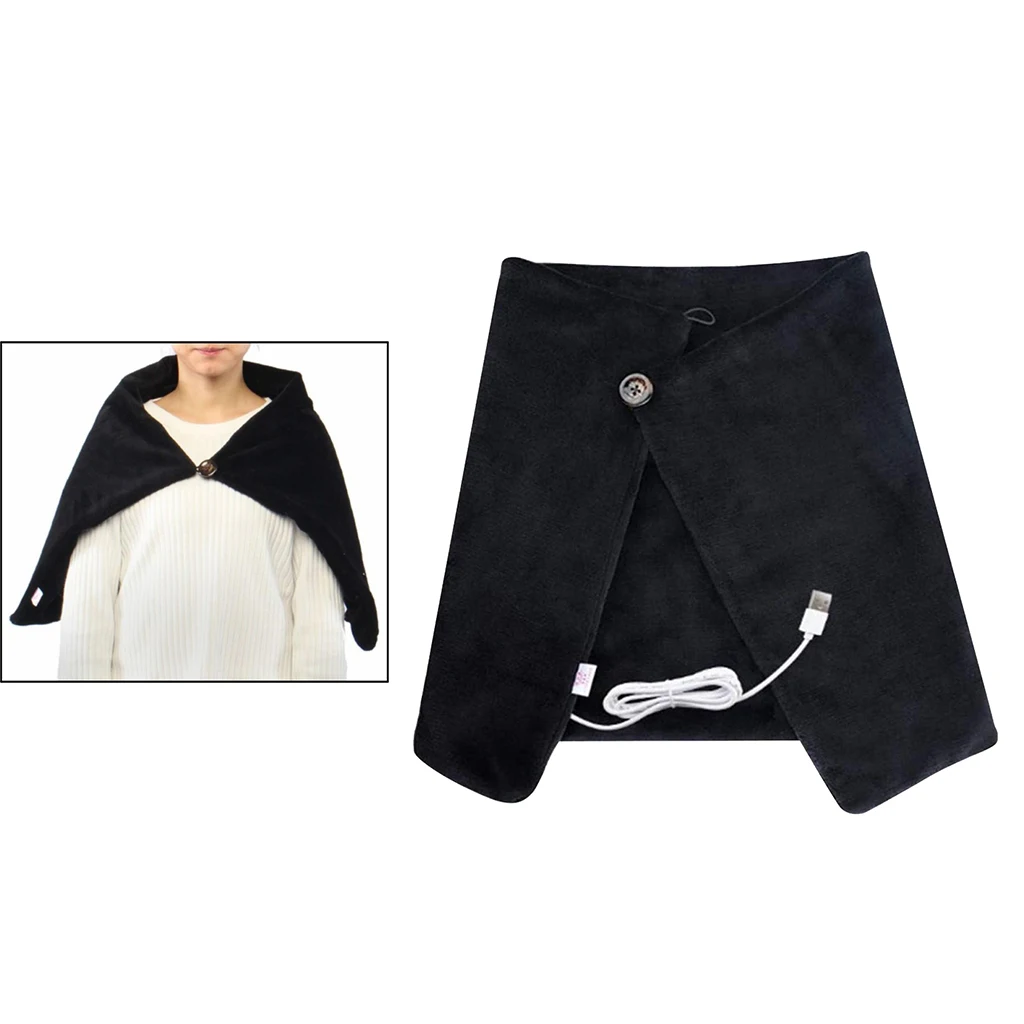 

Портативный электрический USB-шарф с подогревом, одеяло с подогревом для колен и плеч,