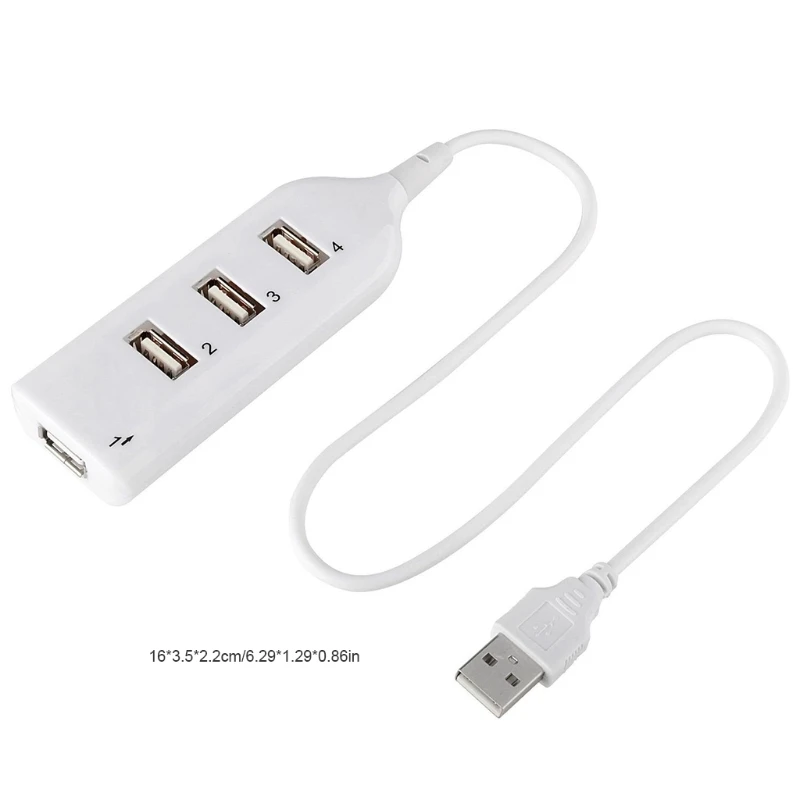 

New High Quality High Speed Hub Adapter USB Hub Mini USB 2.0 Expansion 4 Port Splitter for PC Laptop Notebook Receiver