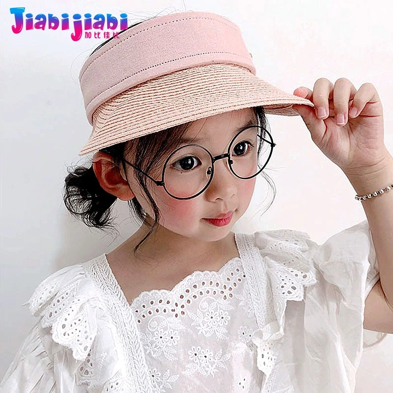 Летняя соломенная шляпа для малышей детей мальчиков УФ-защита от солнца Панама