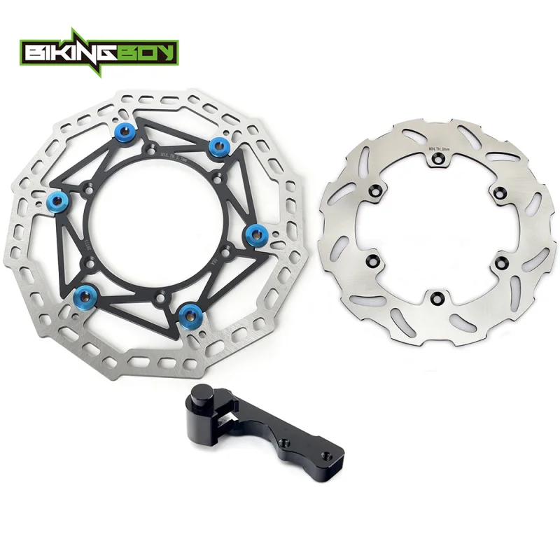 Передние и задние тормозные диски BIKINGBOY 270 мм роторы кронштейн RM 125 250 96 97 98 99 DRZ 400 S
