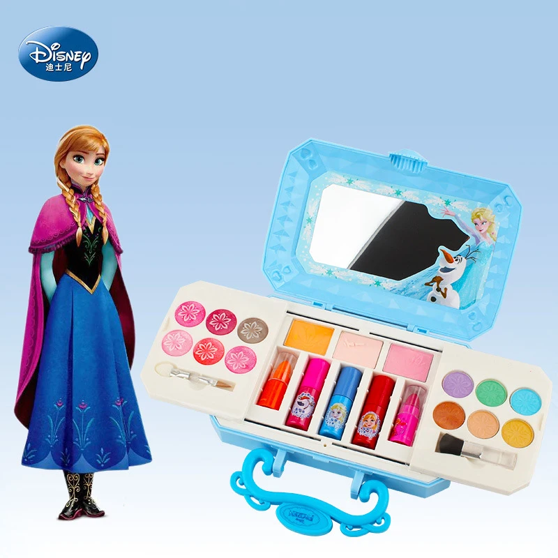 Mới Bé Gái Disney Frozen Elsa Anna Mỹ Phẩm Làm Đẹp Bộ Đồ Chơi Trẻ Em Công Chúa Bạch Tuyết Thời Trang Đồ Chơi Nhà Chơi Trẻ Em Quà Tặng