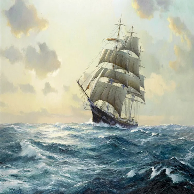 Дропшиппинг фотообои Ностальгический масляный принт для ресторана гостиной