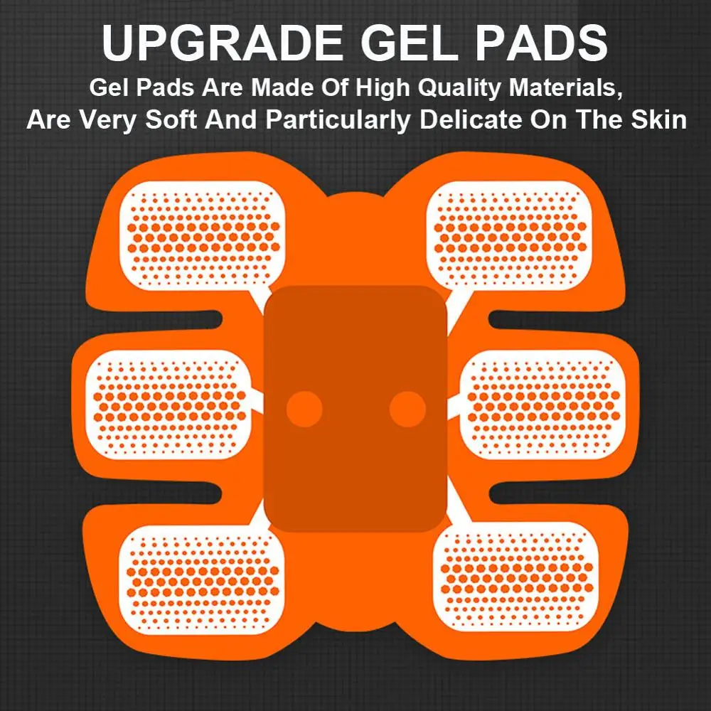 

EMS Abdominal Muscle Stimulator Hip Trainer Toner USB Abs Fitness Training Gear Machine Home Gym Weight Loss Body Slimming