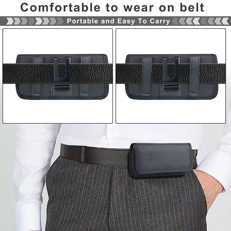 Belt Clip Holster Phone Pouch For Samsung galaxy A11 A01 A21 A31 A41 A51 A61 A71 A81 A91 A80 A90 A70 Case Oxford Cloth Bag Cover