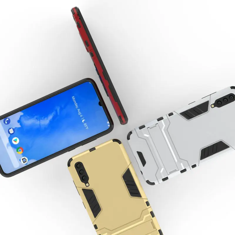 For Samsung Galaxy A70 A80 A90 Case Combo Rugged ShockProof Stand Armor A20 A30 A40 A50 A60 A10s A20s A30s A40s A50s A70s Cover |