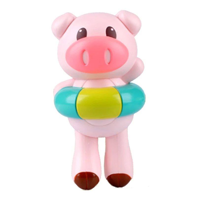 

Baby Shower Toy, Cute Swimming Pig Animal Clockwork Model Kids Outdoor Swimming Pool Water Toy Pink