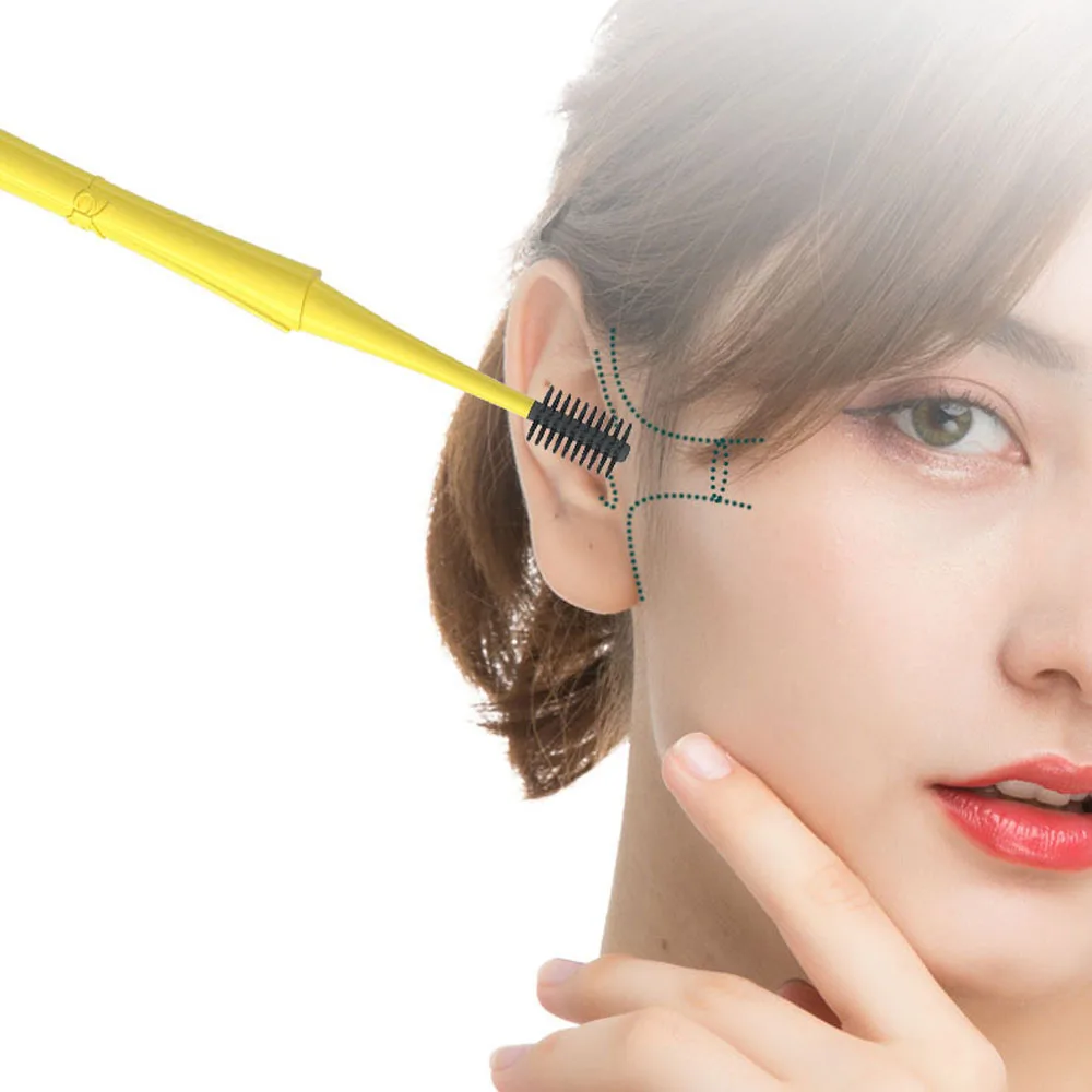 Многоразовые двухсторонние ушные отмычки 360 ° очистка трех колец удаление ушного