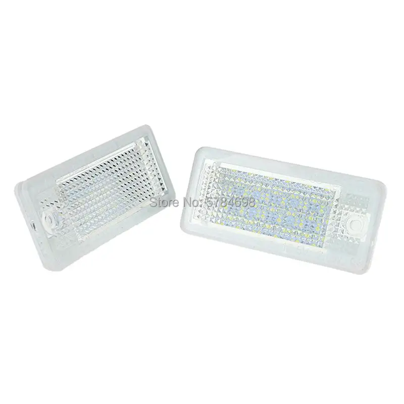 

2Pcs Canbus auto light led license plate light tail light car styling fit for Audi A3 8P A4 B6 B7 A5 A6 4F Q7 car accessories
