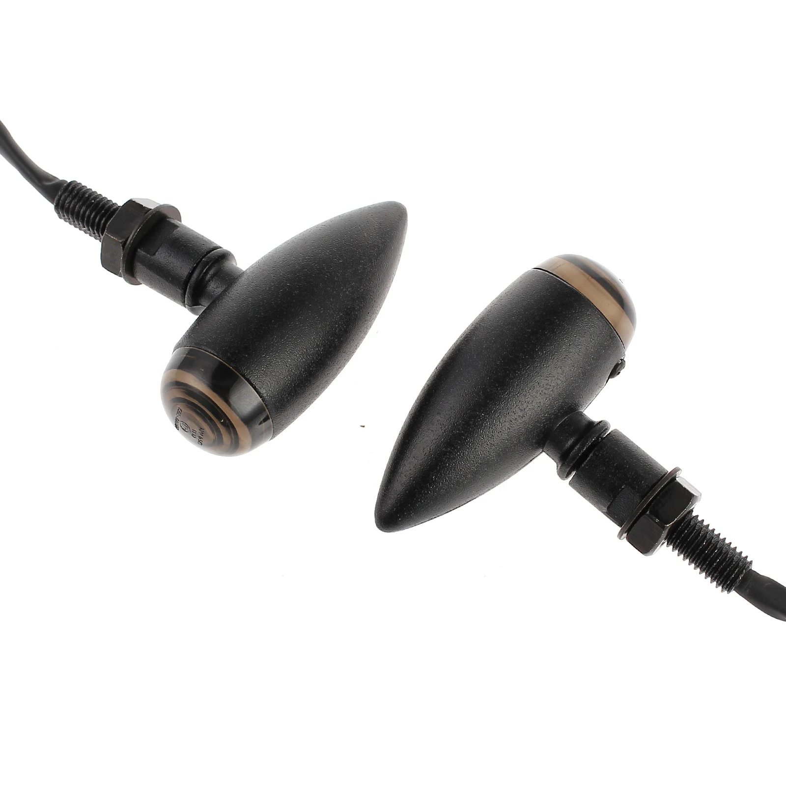 Justech 4x мотоциклетные индикаторы в форме пули поворотники лампы для Harley Chopper Bobber