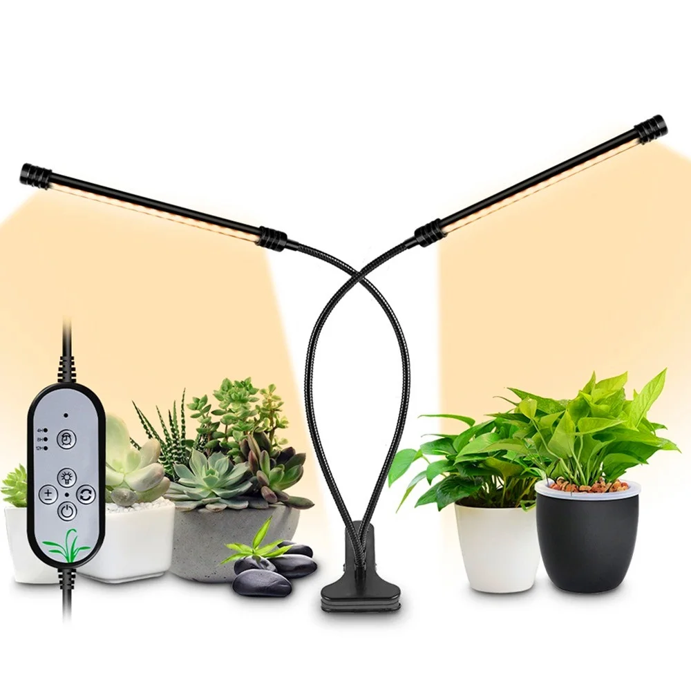 

LED Grow Light USB Desktop Clip Phyto Lamp Full Spectrum With Timer Dimmable For Indoor Plant Seedling Flowering Grow Box