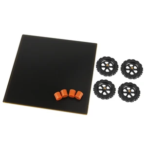 3D Printer Black Build Surface 220X220mm with Sticker Lattice Glass 3D Printer Heated Bed Sheet for Creality CR-20 3D Printer 10 item image