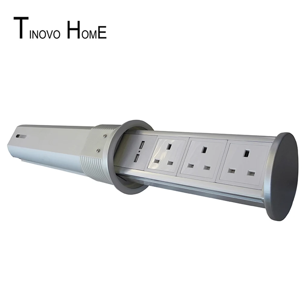 Британская розетка для дома/офиса/кухни настольная пневматическая с медленным