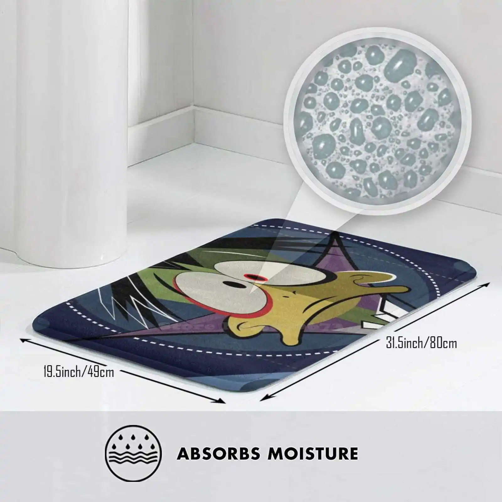 Вампир Веган! Домашний ковер 3 размера для комнаты утка мультяшный ретро 90S 80S