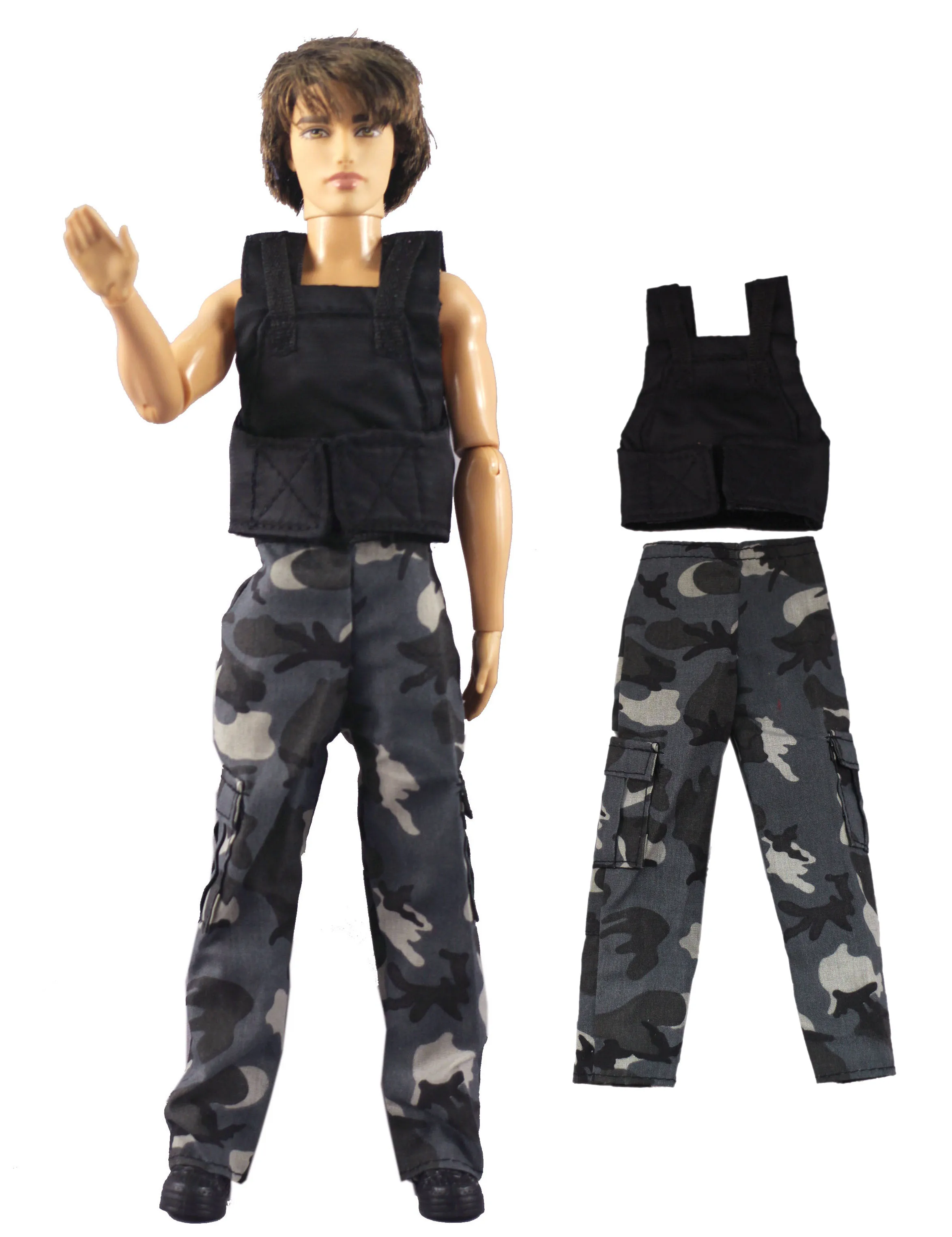 2 PCS Clothes a10 1 комплект Одежда для кукол наряд для 12 дюймов Кен Кукла много стиль на выбор - Цвет: 2 PCS Clothes a10