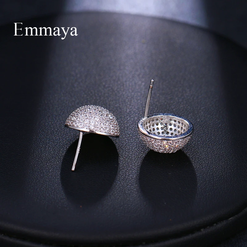 Emmaya самые популярные минималистские полукруглые циркониевые женские модные