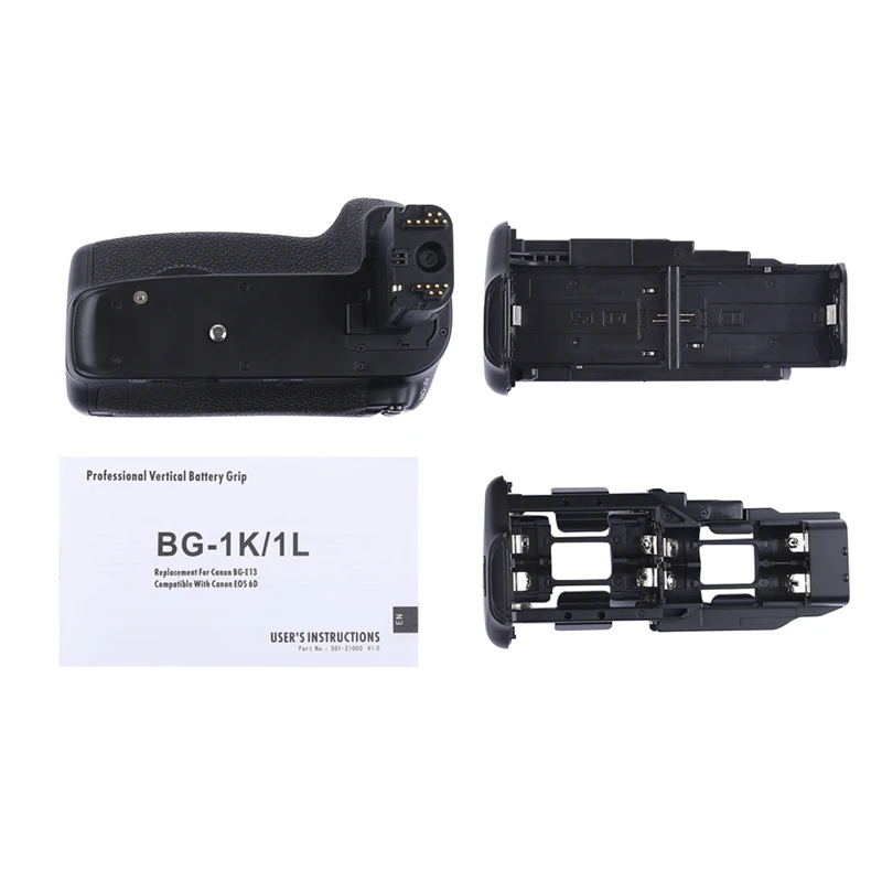 Вертикальный батарейный блок для цифровой зеркальной камеры Canon EOS 6D ручка FCC с