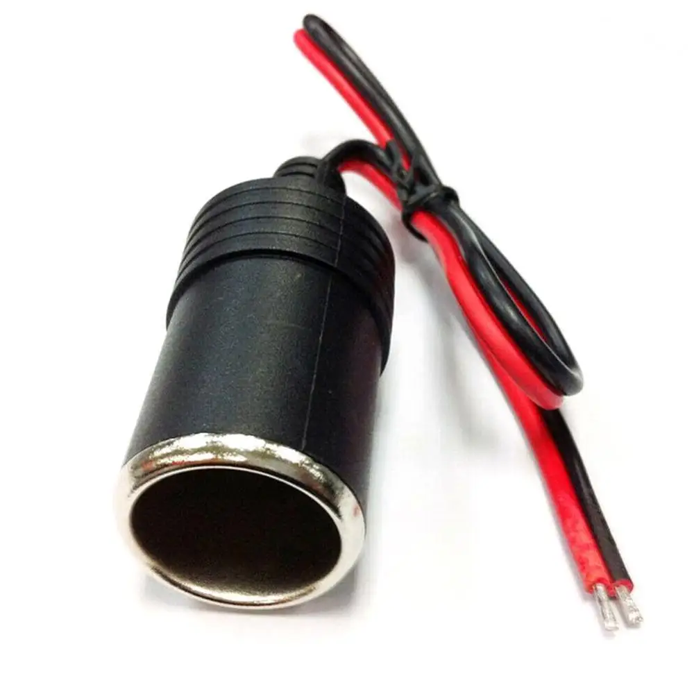 12V автомобильного прикуривателя кабель с линией женская голова авто для трубка