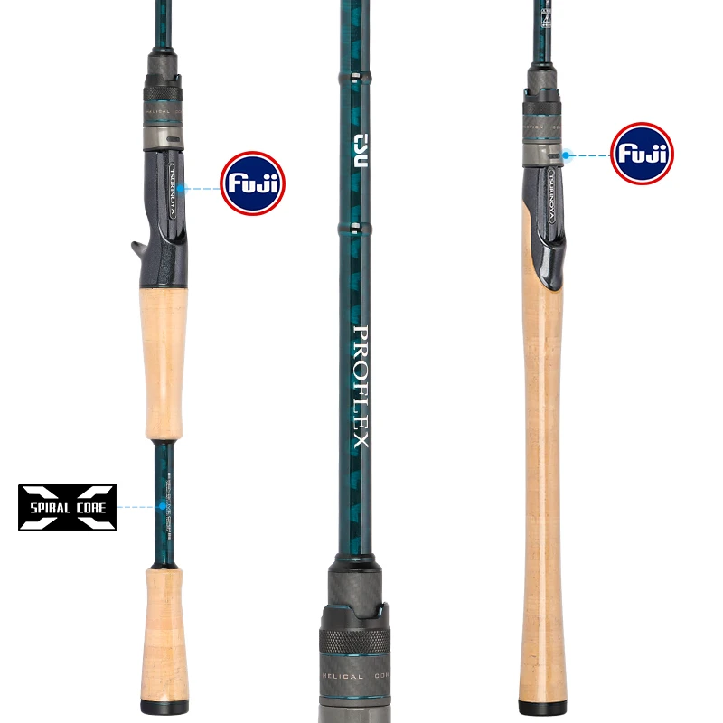 Удилище TSURINOYA PROFLEX Ⅲ спиннинговое 1 95/2 01/2 10 м быстрое действие ML m Power 2 секции