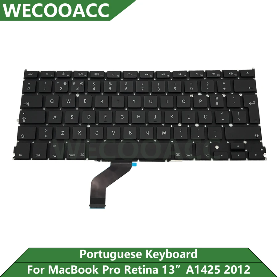 

Новая сменная A1425 клавиатура для Macbook Pro Retina 13 "португальская КЛАВИАТУРА 2012 ранние 2013