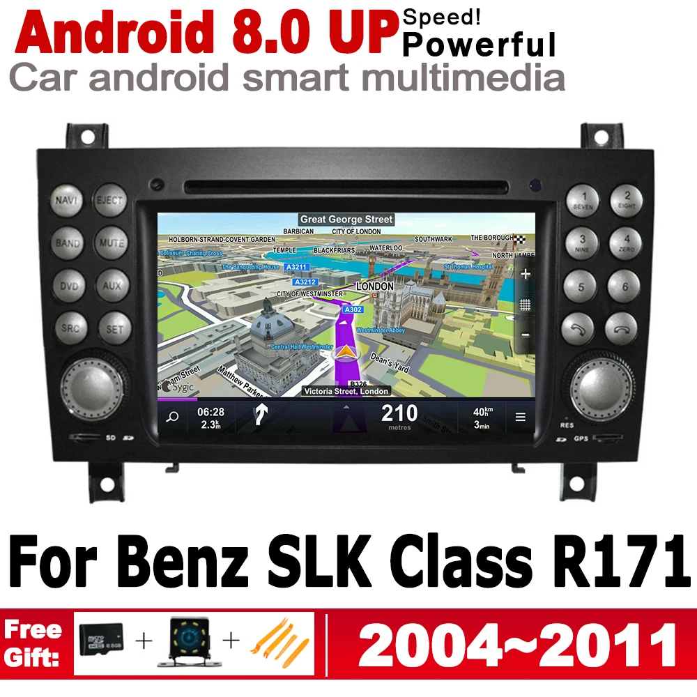 Для Mercedes Benz SLK Class R171 2004 ~ 2011 NTG HD экран Android автомобильный GPS Navi карта стерео