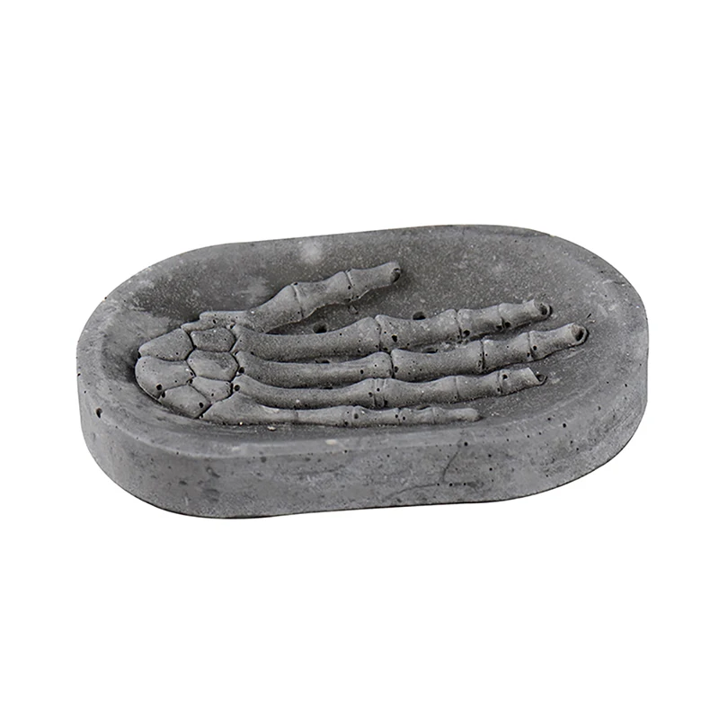 

DIY Silicone Ashtray Mold Oval Cement Soap Holder Mould Creative Home StorageTools