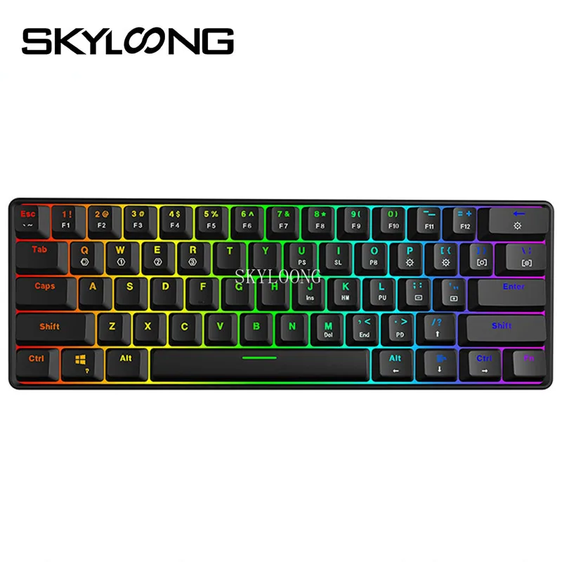 SKYLOONG GK61S GK61 KeysMechanical Keyboard Wireless Bluetooth Programmable Optics Hot Swap RGB Backlight Gamer Keyboard