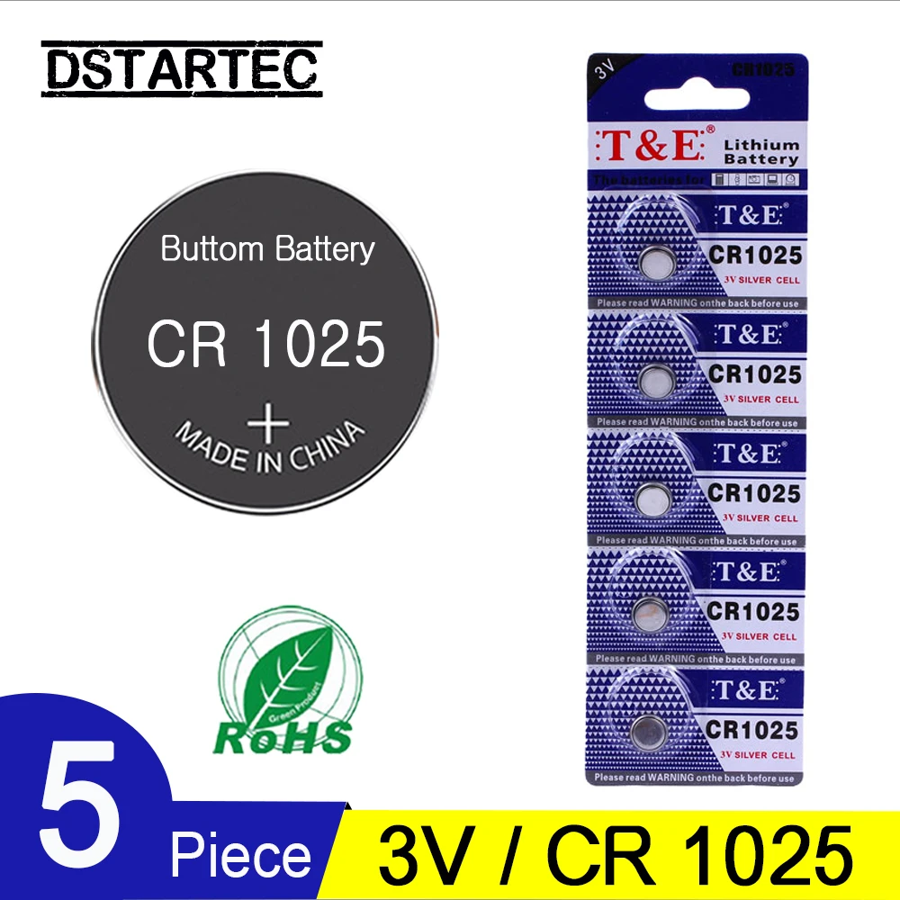 Литиевые Батарейки CR1025 3 в 5 шт./карта BR1025 LM1025 DL1025 CR 1025 батарейки для монет