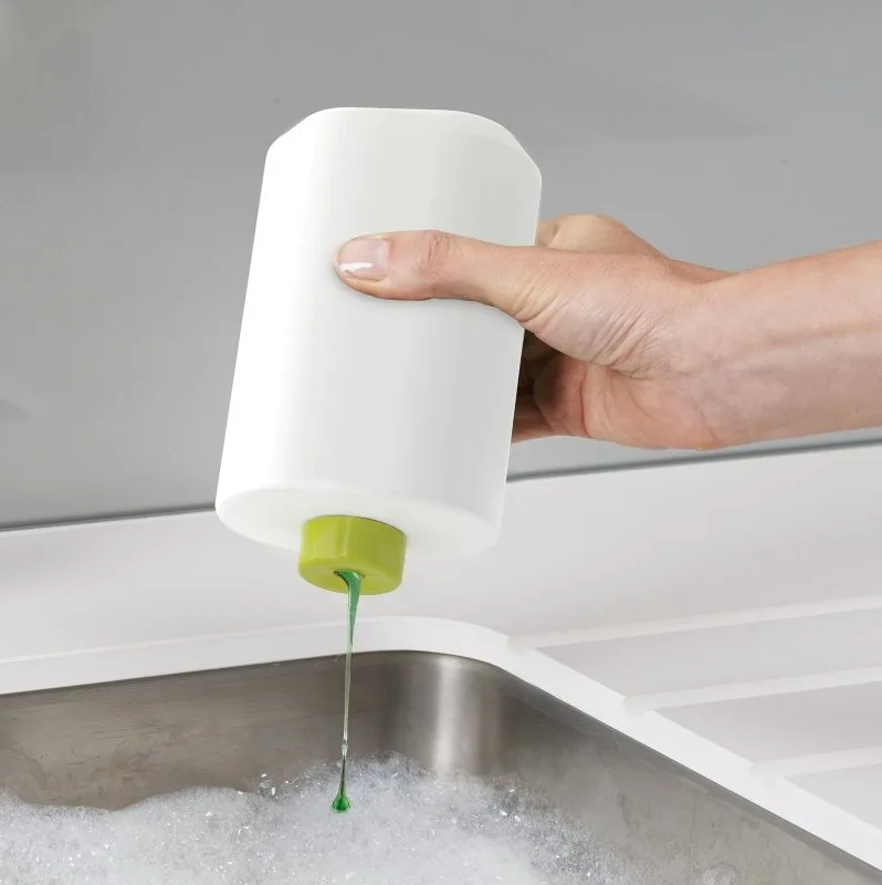 

cleaning sponge brush holder rack Kitchen Accessories Gadget Bathroom Liquid Soap Dispenser Bottle Storage Box With tank