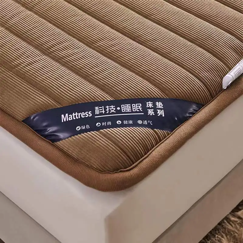 Высококачественный вельветовый матрас утолщенный сохраняющий тепло татами