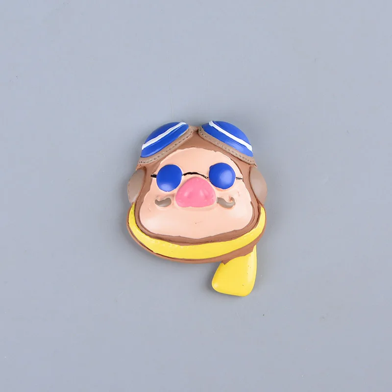Koteta Cartoon Hayao Miyazaki Anime Resin Figures Mini Ponyo 3D Fridge Magnets for Kids Home Refrigerator Decor Children Gifts | Игрушки и