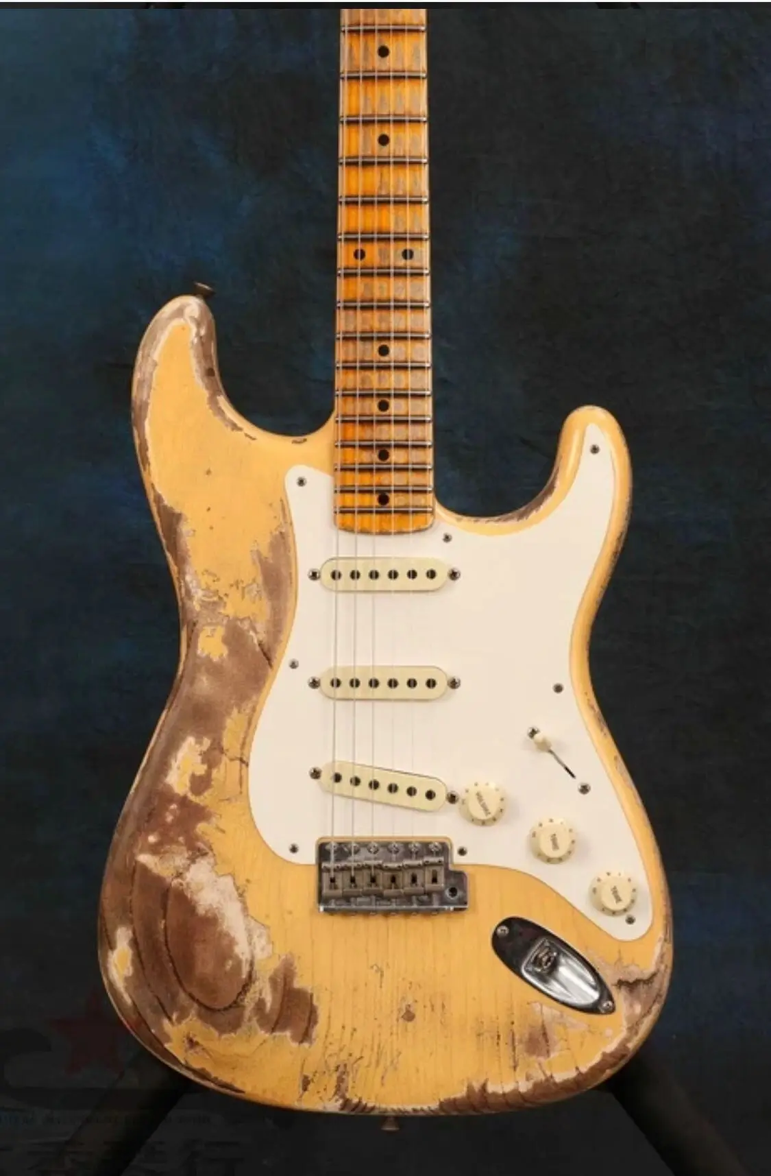 Электрическая гитара с реликсами кленовый гриф ручной работы гитара реликс руками
