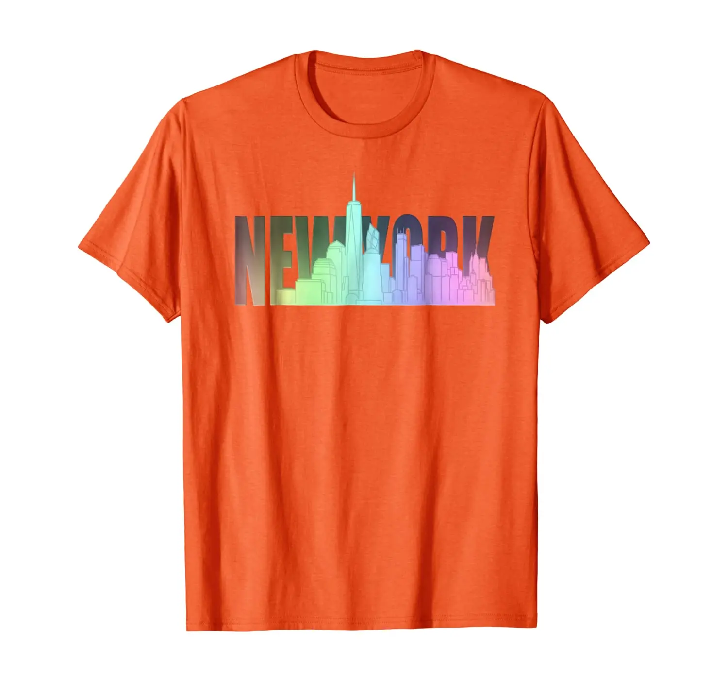 

NYC New York City Skyline Souvenir Freedom Tower T-shirt