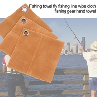 40 discounts hot outdoor washable thickening towel fishing rod tackle cleaning tool with ring