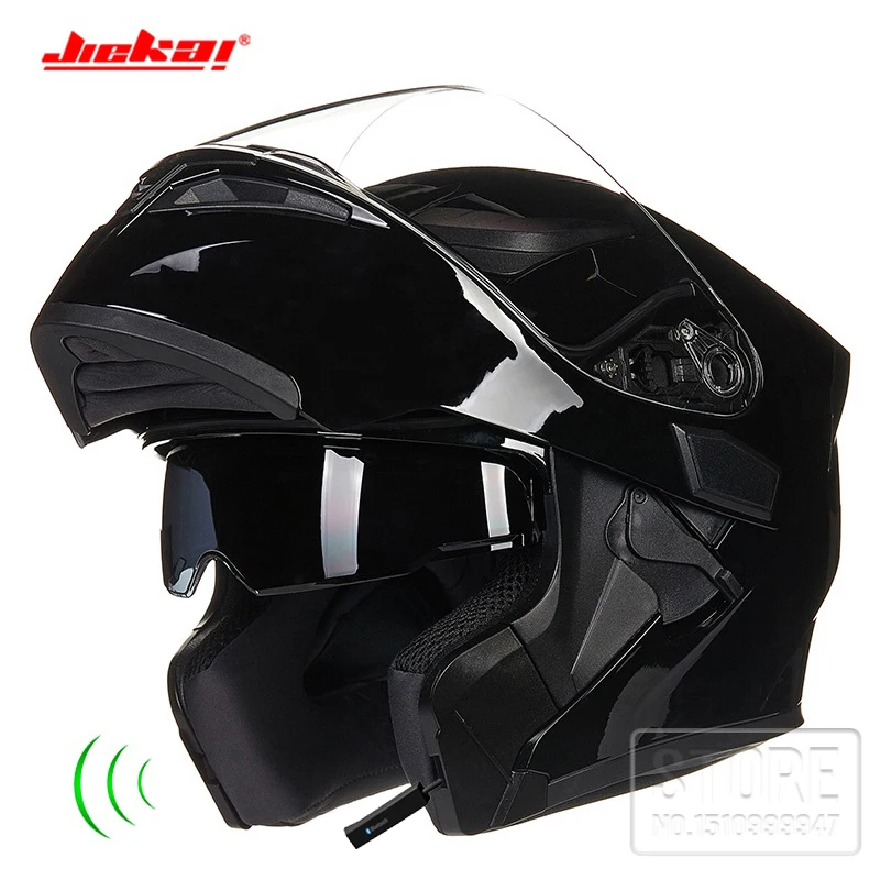 Мотоциклетный шлем с Bluetooth-совместимым Защитное снаряжение ECE Dot