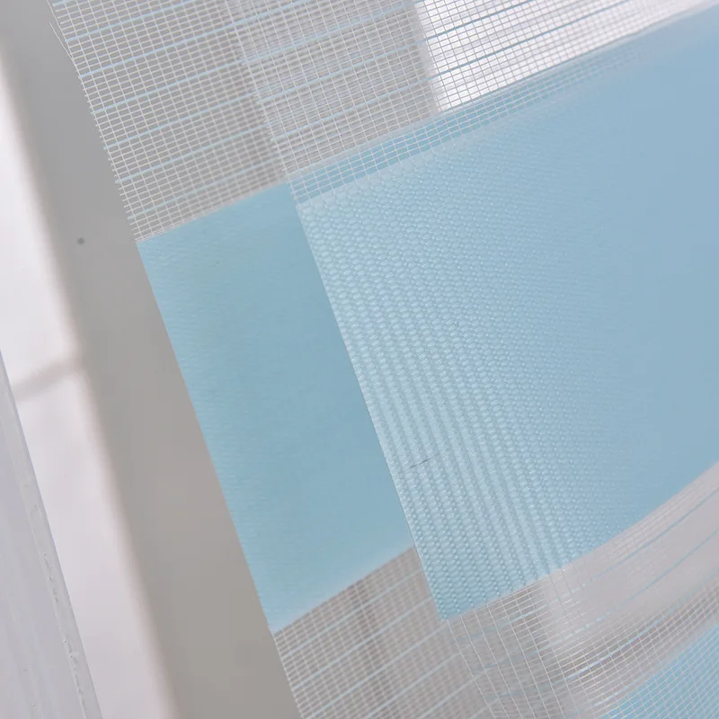 Зебровые жалюзи двойной Слои рулонные шторы Nordic светильник затемнения окно